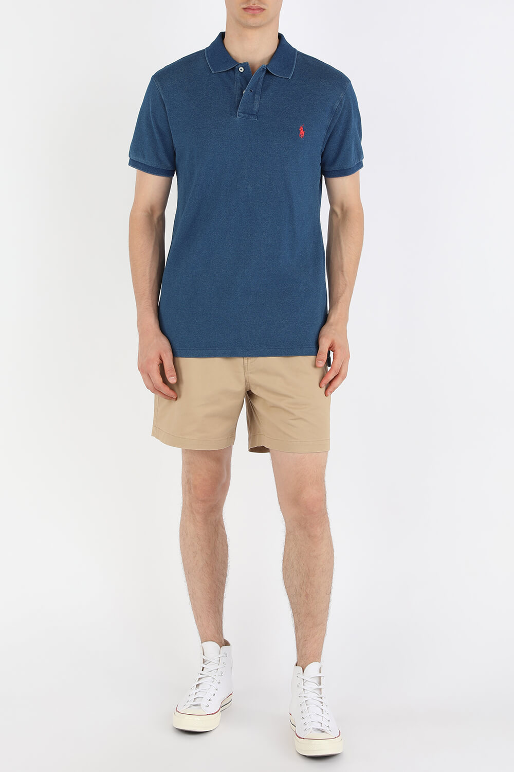 חולצת פולו סלים עם לוגו רקום POLO RALPH LAUREN